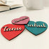 Personalized Heart Name Wooden Fridge Magnet