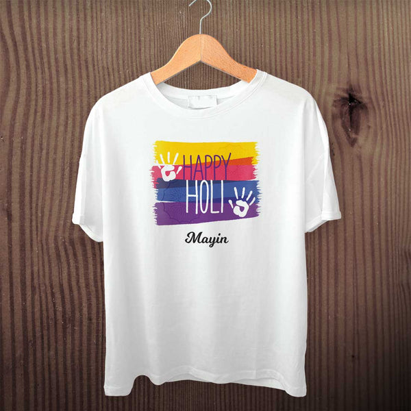 Personalized Holi Tee to Brighten Your Day - Uncommongifts.in