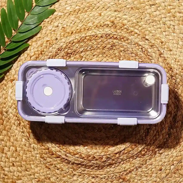 Personalized Individual Seal Lunch Box for Kids - Purple