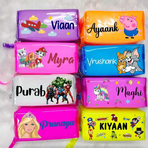 Personalized Jelly Pencil Pouch for Kids