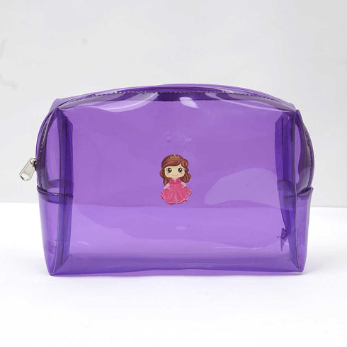 Personalized Jelly Travel Box Pouch for Kids - Purple