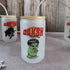 Personalized Kids Cartoon Printed Glass Straw Tumbler