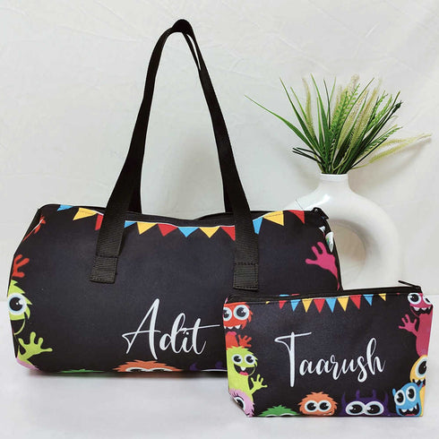 Personalized Kids Swimming Duffle Bag & Pouch Gift Combo