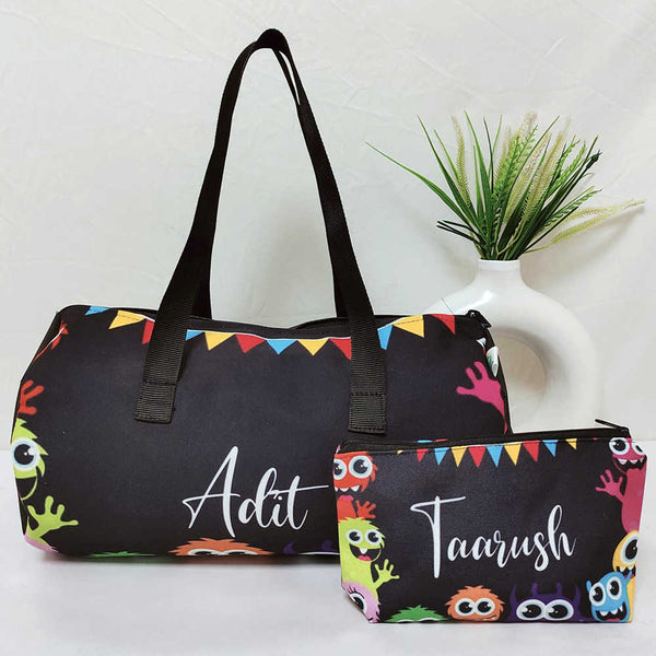Personalized Kids Swimming Duffle Bag & Pouch Gift Combo
