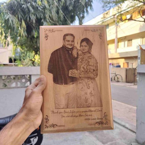 Personalized Laser Engraved Wooden Posters 2.0