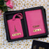 Personalized Luggage Tag With Passport Cover – Combo Gift - Uncommongifts.in
