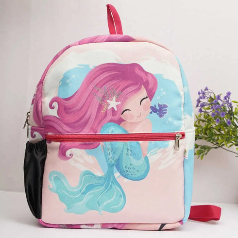 Personalized Mermaid Printed Backpack for Kids