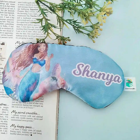 Personalized Mermaid Printed Kids Eye Mask