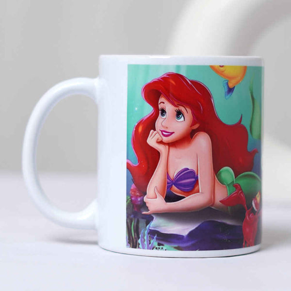 Personalized Mermaid Printed Kids Mug