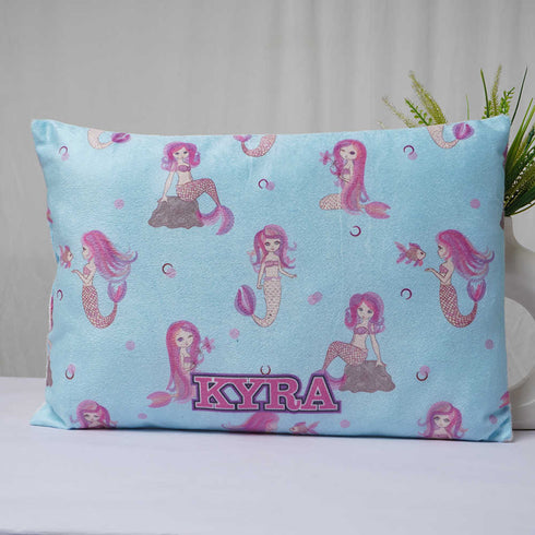 Personalized Mermaid Printed Pillow