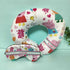 Personalized Neck Pillow with Eye Mask Combo for Kids