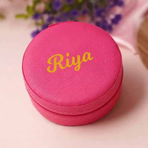 Personalized Organizer Jewellery Box for Women - Pink