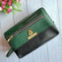 Personalized PU Box Pouch with Charm- Olive - Uncommongifts.in