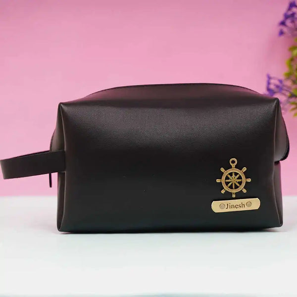 Personalized PU Box Pouch with Charm