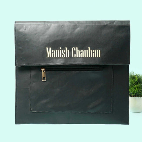 Personalized PU Leather Laptop Bag - 15 inch