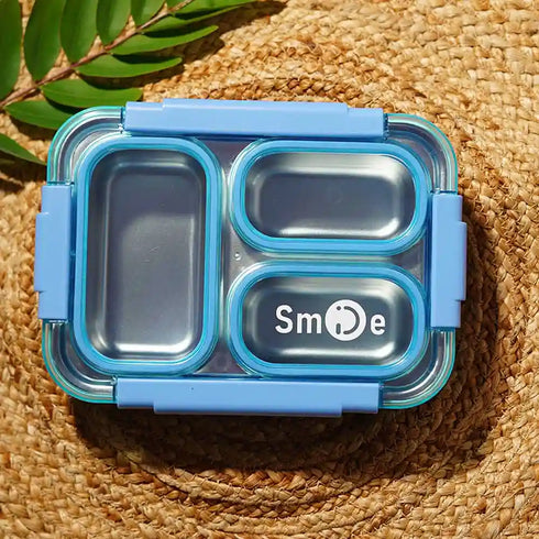 Personalized Partition Seal Lunch Box for Kids - Blue