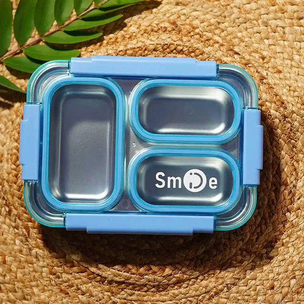 Personalized Partition Seal Lunch Box for Kids - Blue