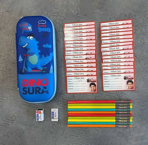 Personalized Pencil Pouch Combo for Kids