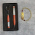 Personalized Pen with Keychain & Bracelet Gift Combo