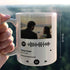 Personalized Photo Spotify Couple Coffee Mug