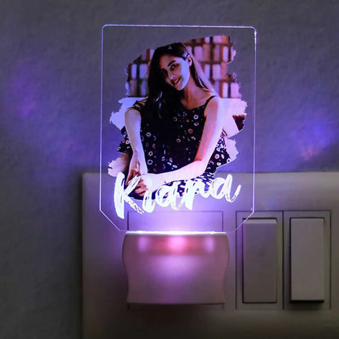 Personalized Photo With Name LED Plaque