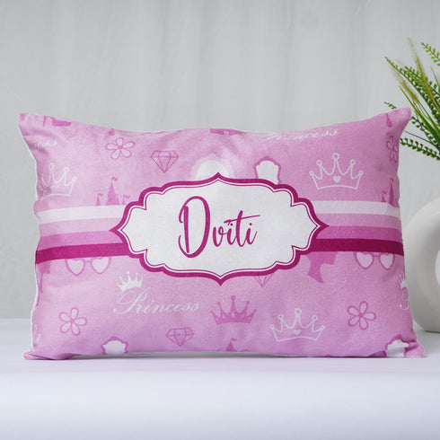 Personalized Princess Printed Pillow - Uncommongifts.in