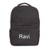 Personalized Printed Backpack - Black