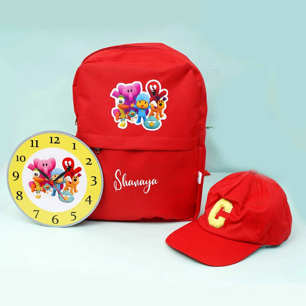 Personalized Printed Backpack Combo for Kids