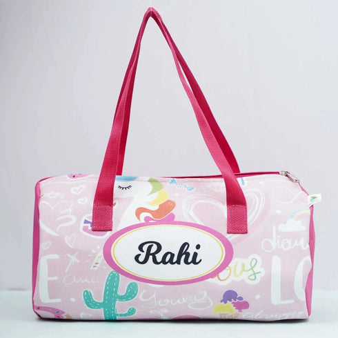 Personalized Printed Cactus Swimming Duffle Bag for Kids