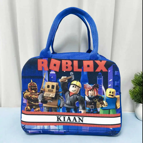 Personalized Printed Kids Lunch Bag With Handle