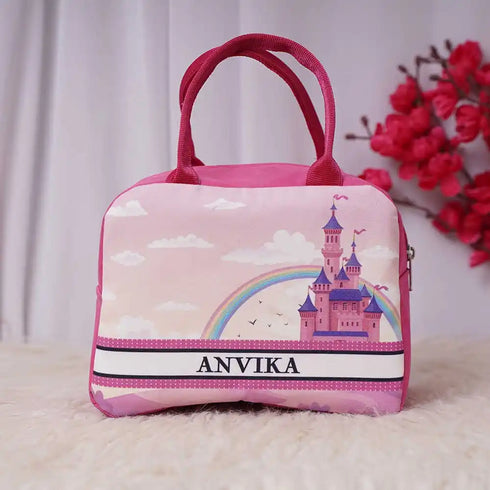 Personalized Printed Kids Lunch Bag With Handle