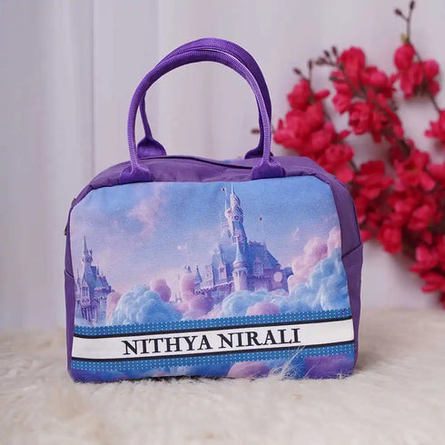 Personalized Printed Kids Lunch Bag With Handle