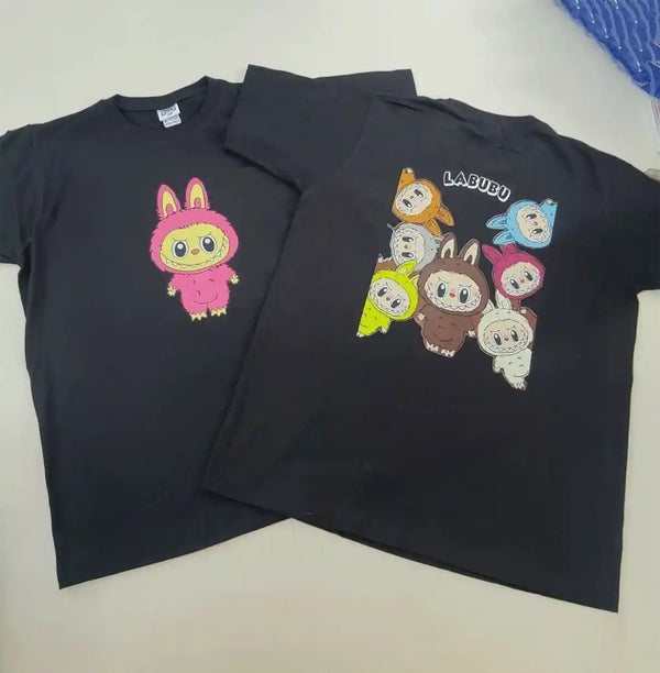 Personalized Printed Kids T-Shirt - Black