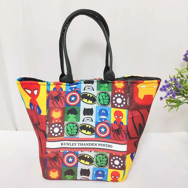 Personalized Printed Lunch Bag With Handle for Kids