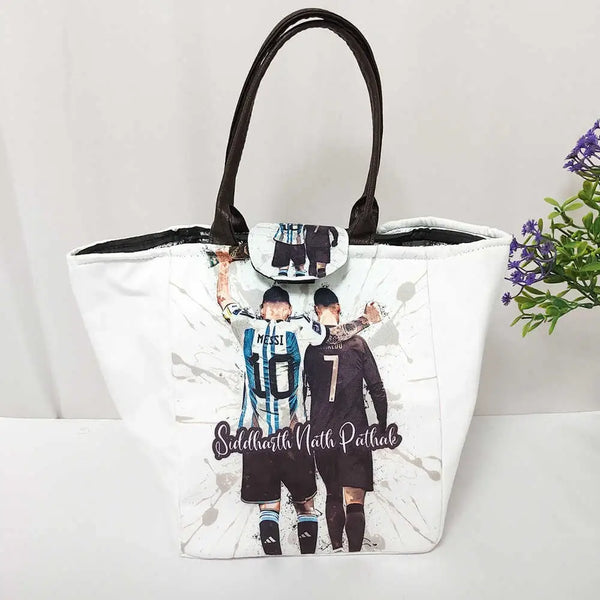 Personalized Printed Lunch Bag With Handle for Kids