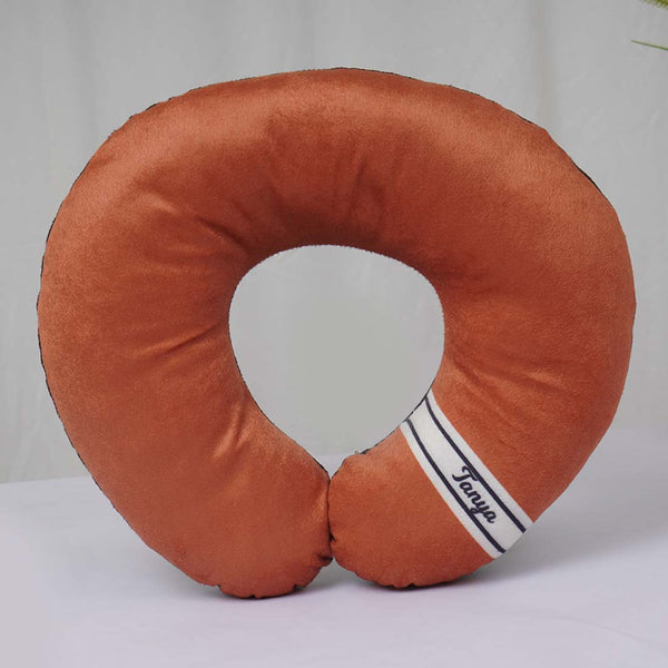 Personalized Printed Neck Pillow - Uncommongifts.in