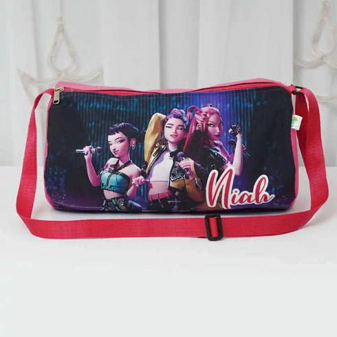 Personalized Printed Sling Duffle Bag for Kids