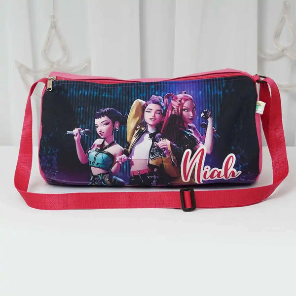 Personalized Printed Sling Duffle Bag for Kids