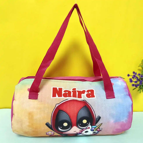 Personalized Printed Swimming Duffle Bag for Kids