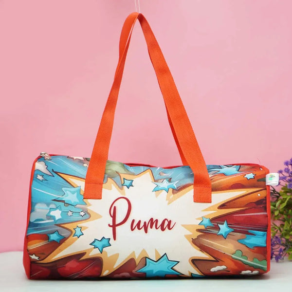 Personalized Printed Swimming Duffle Bag for Kids