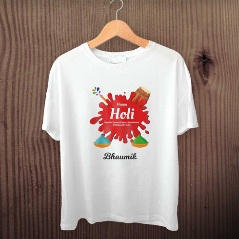 Personalized Printed T-Shirt for Festive Fun - Uncommongifts.in
