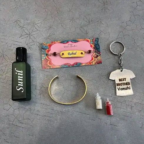 Personalized Rakhi Combo