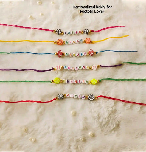 Personalized Rakhi for Football Lover