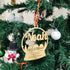 Personalized Round Acrylic Ornament For Christmas