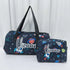 Personalized Space Print Duffle Bag with Box Pouch Combo for Kids
