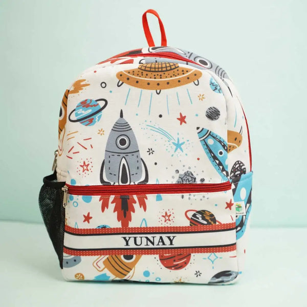 Personalized Space Printed Backpack for Kids
