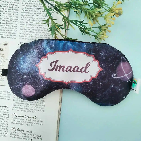 Personalized Space Printed Kids Eye Mask