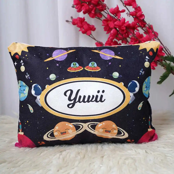 Personalized Space Printed Kids Pillow
