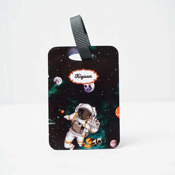 Personalized Space Printed Kids Luggage Tag