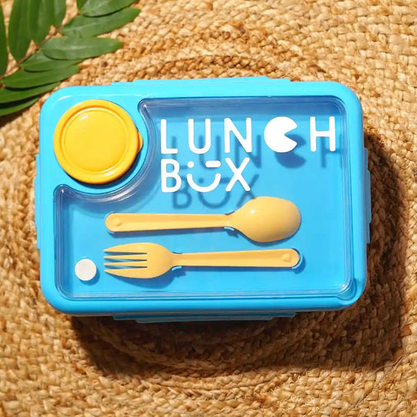 Personalized Stainless Steel Lunch Box for Kids - Blue